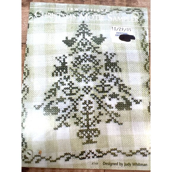 Christmas Motif Sampler Cross-Stitch Pattern By JBW Designs - Picture 1 of 2